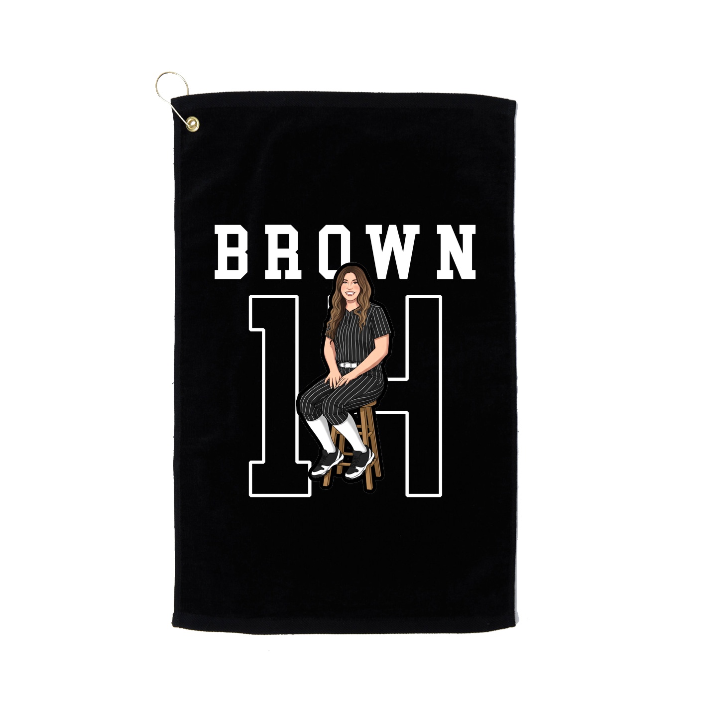 Golf Towel — Shirsey in Black