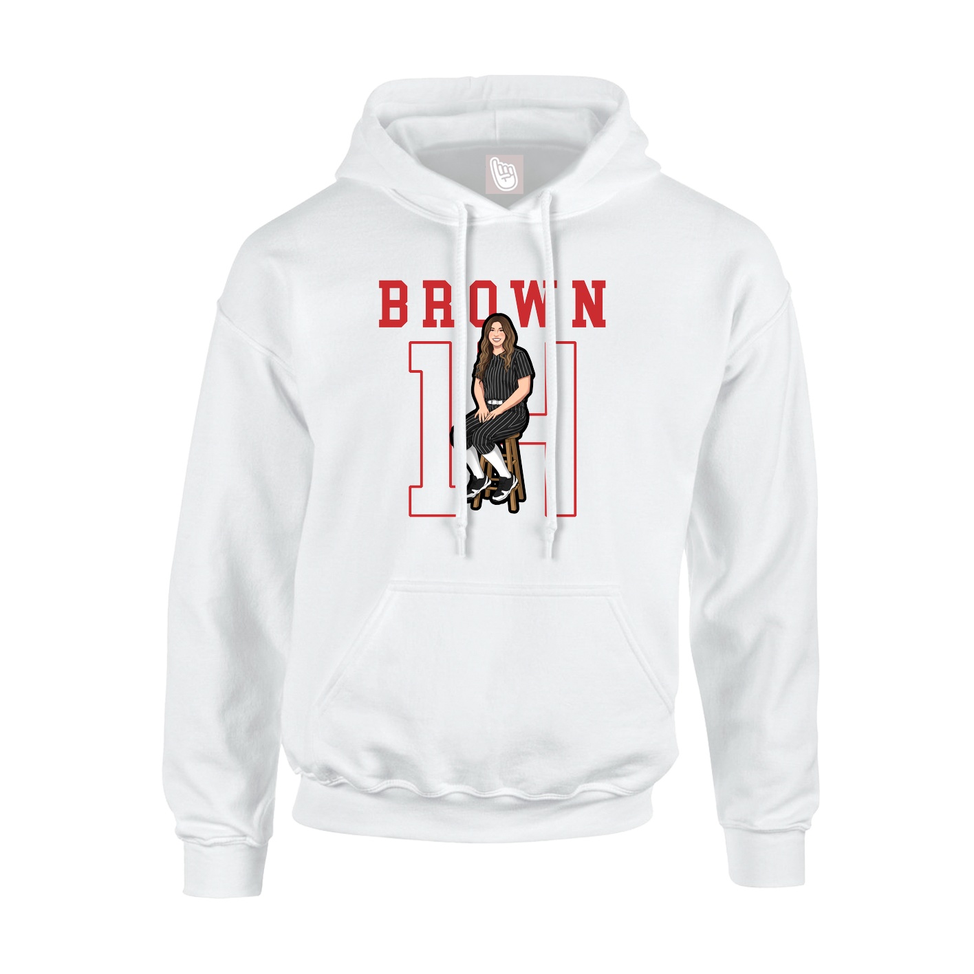 Youth Hoodie — Shirsey in White