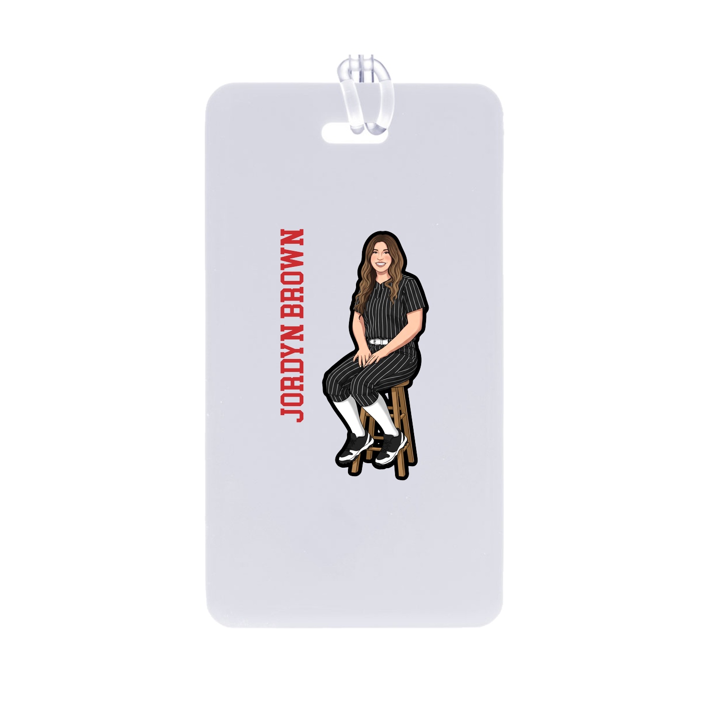 Bag Tag — Name Vertical in Classic