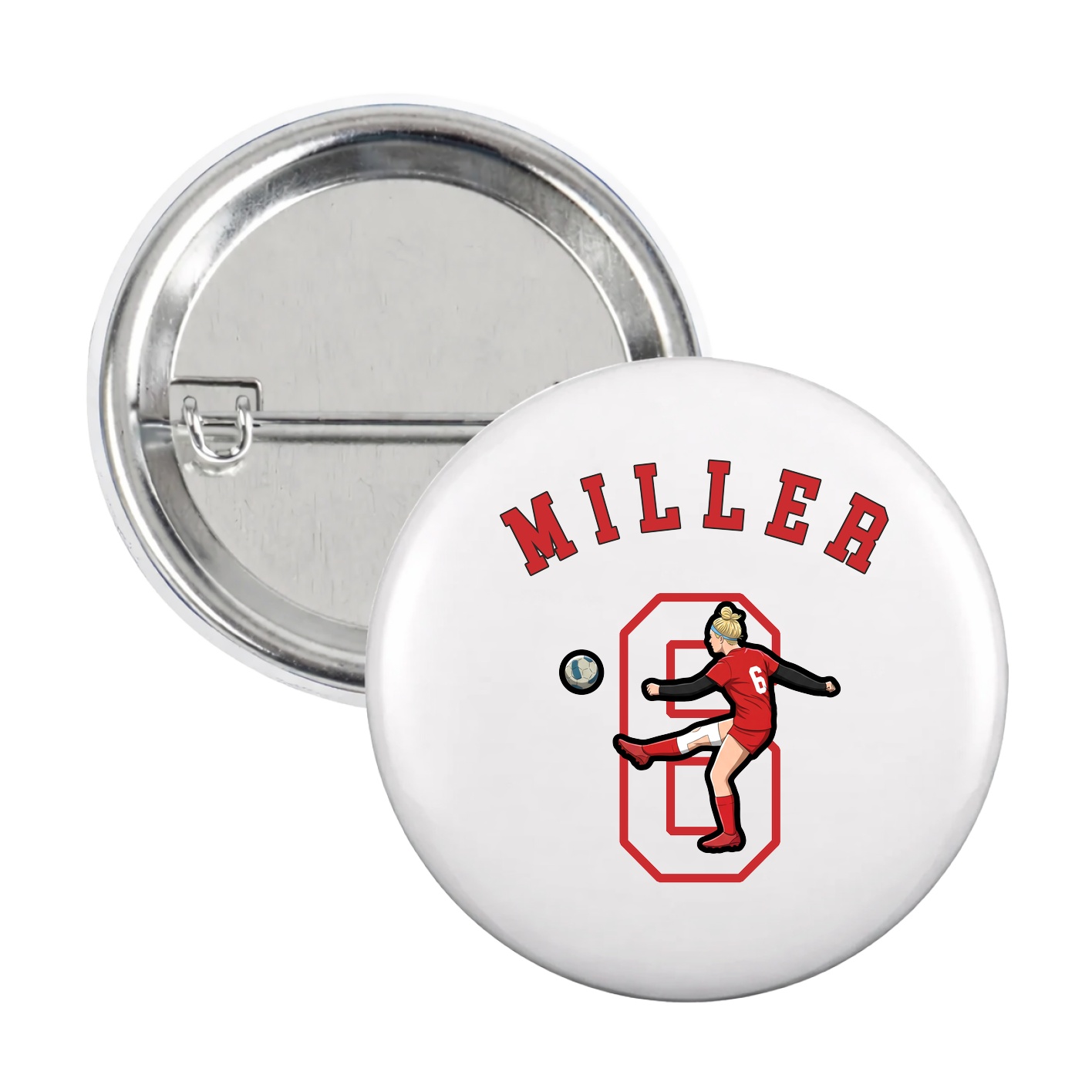 Game Day Button — Shirsey Arch in White