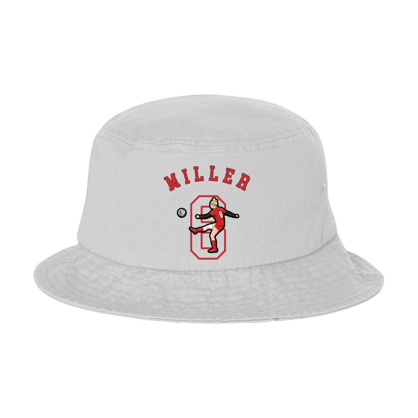 Bucket Cap — Shirsey Arch in White