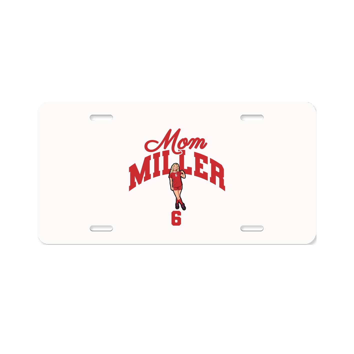 License Plate — Mothers Day Arch in Classic