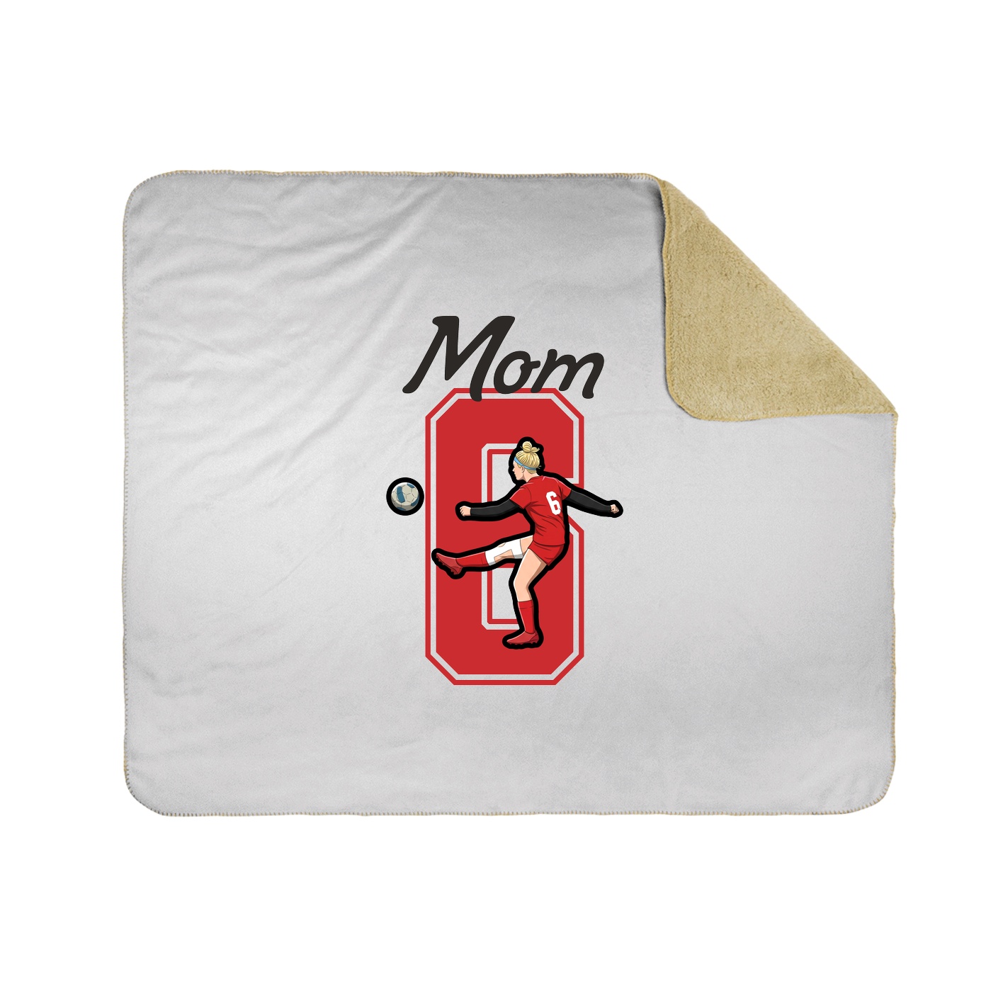 Throw Blanket — Mothers Day Shirsey in White