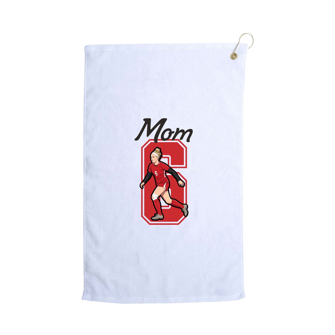 Golf Towel — Mothers Day Shirsey in White
