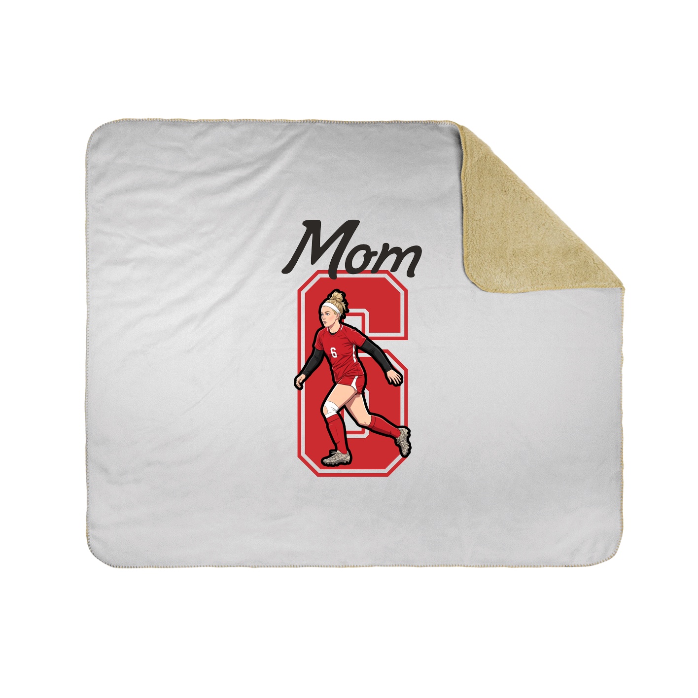 Throw Blanket — Mothers Day Shirsey in White