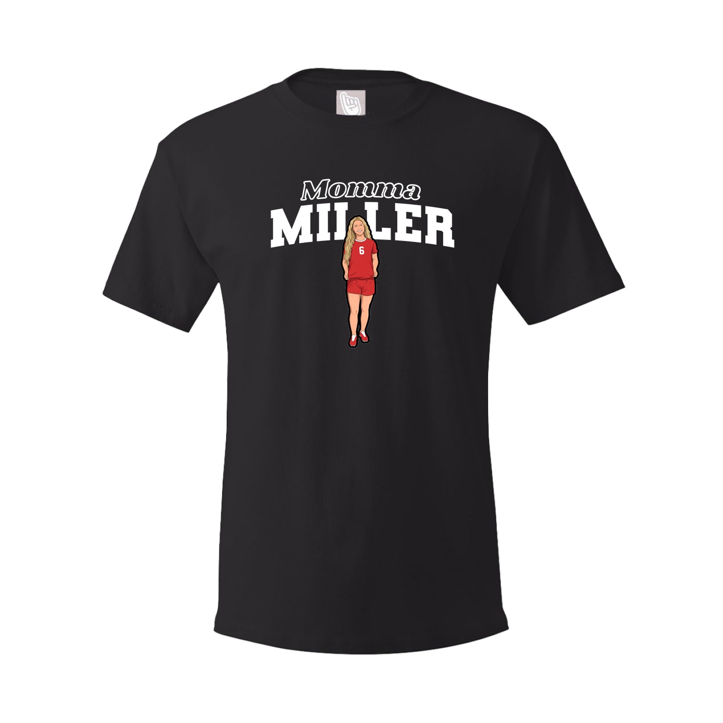 Youth Tee — Mothers Day Block in Black