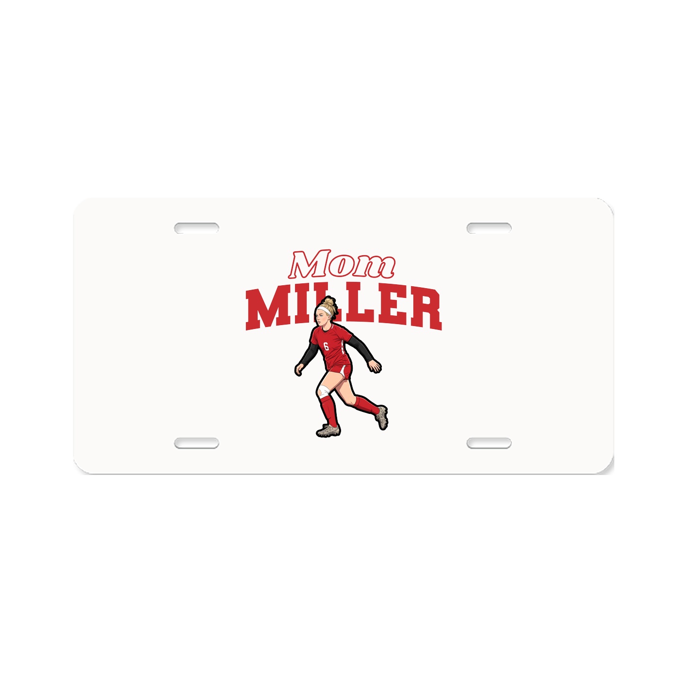 License Plate — Mothers Day Block in Classic