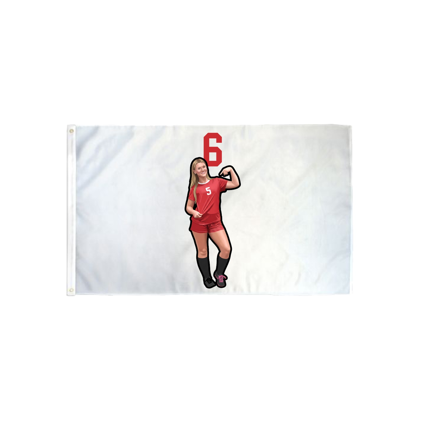 3x5 Flag — Number Top in Classic