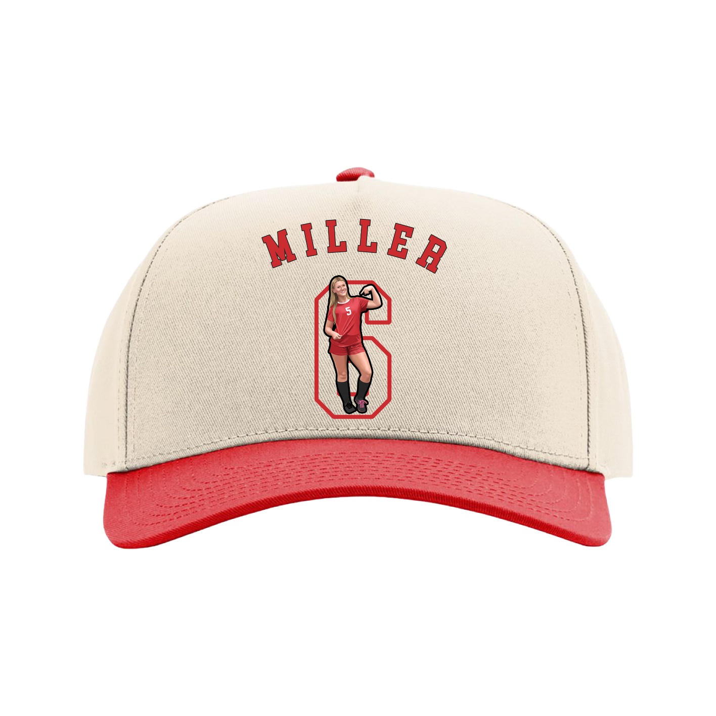 Full Fabric Five-Panel Champ Cap