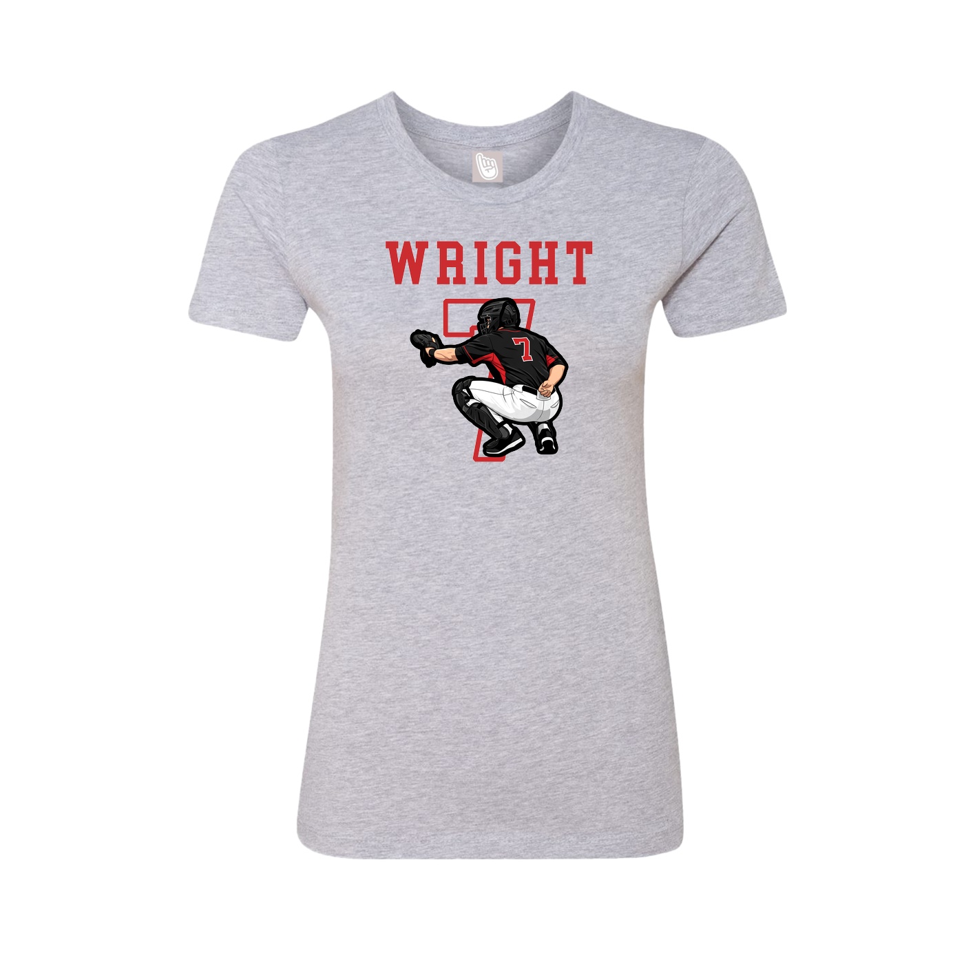 Fitted Women's Tee — Shirsey in Grey