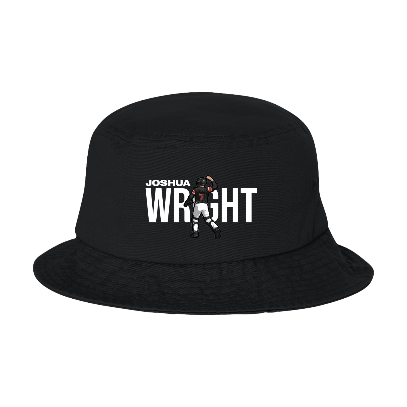Bucket Cap — Player Name in Black