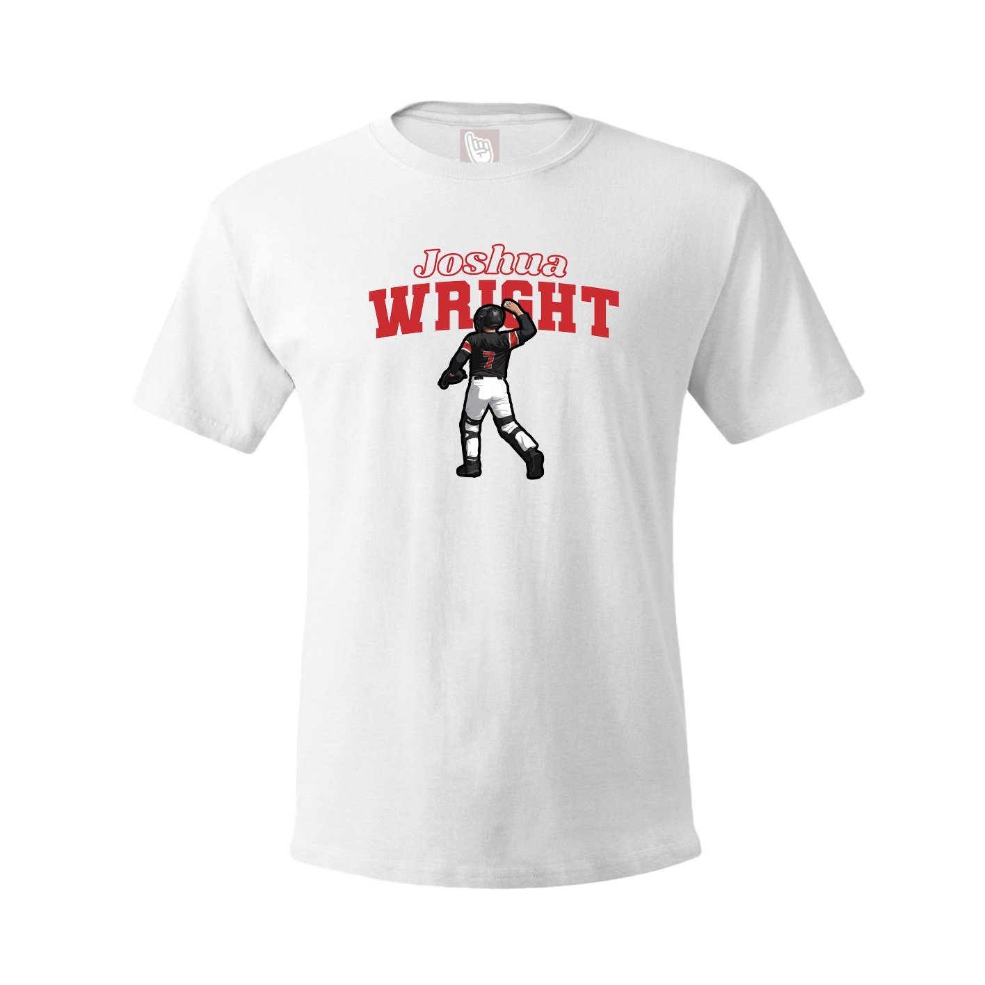 Tee — Name Arch in White