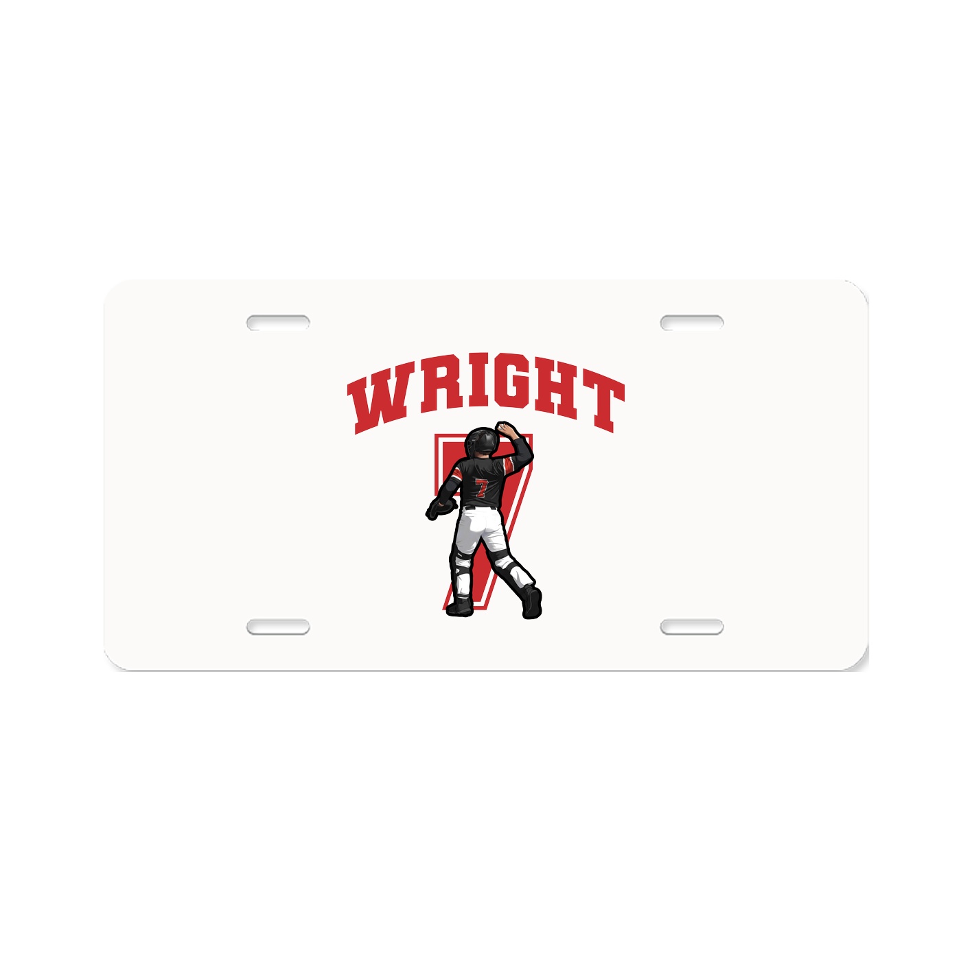 License Plate — Number in Classic
