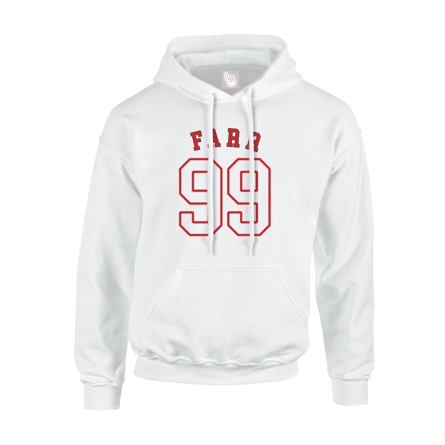 Youth Hoodie — Shirsey Arch in White