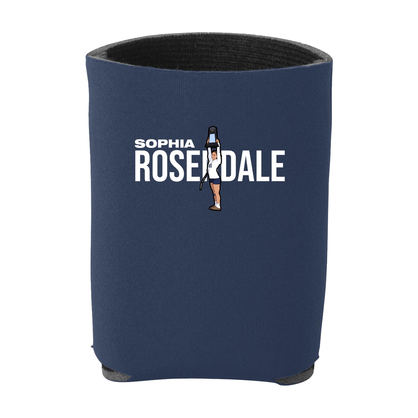 Can Holder — Player Name in Navy