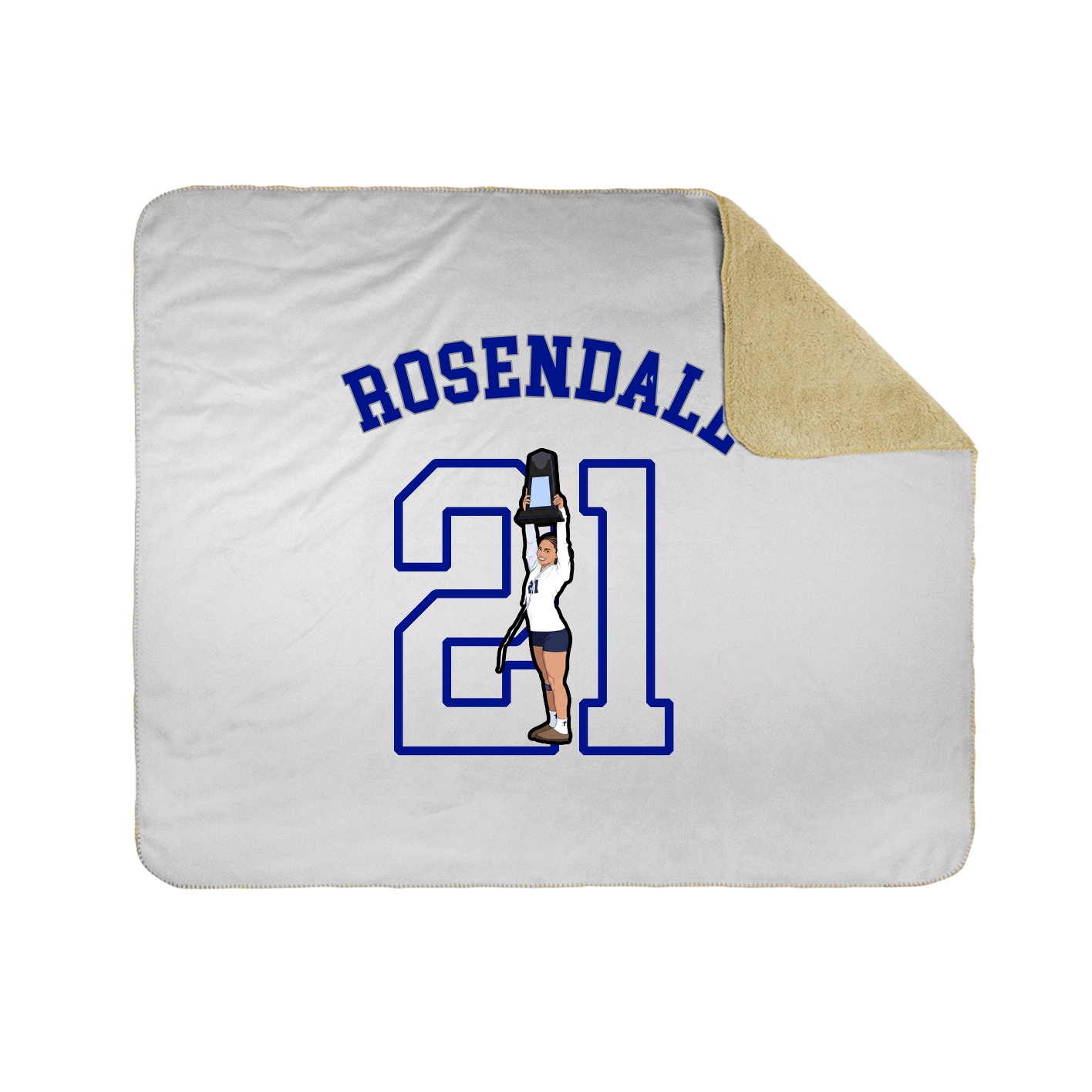 Throw Blanket — Shirsey Arch in White