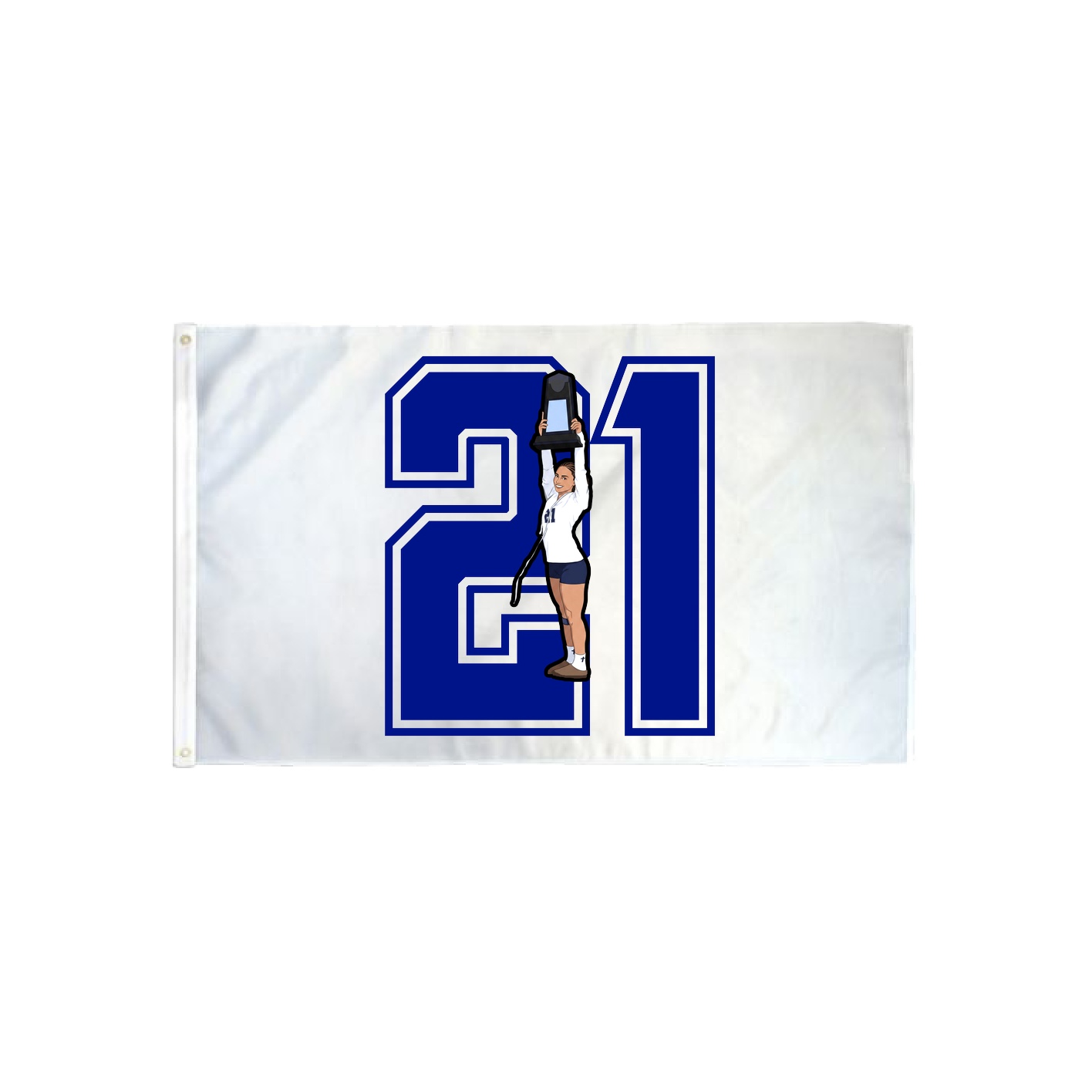 3x5 Flag — Number in Classic