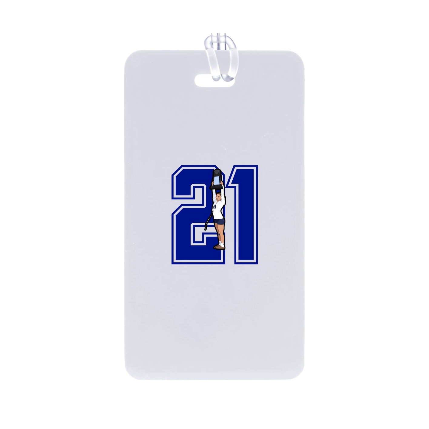 Bag Tag — Number in Classic