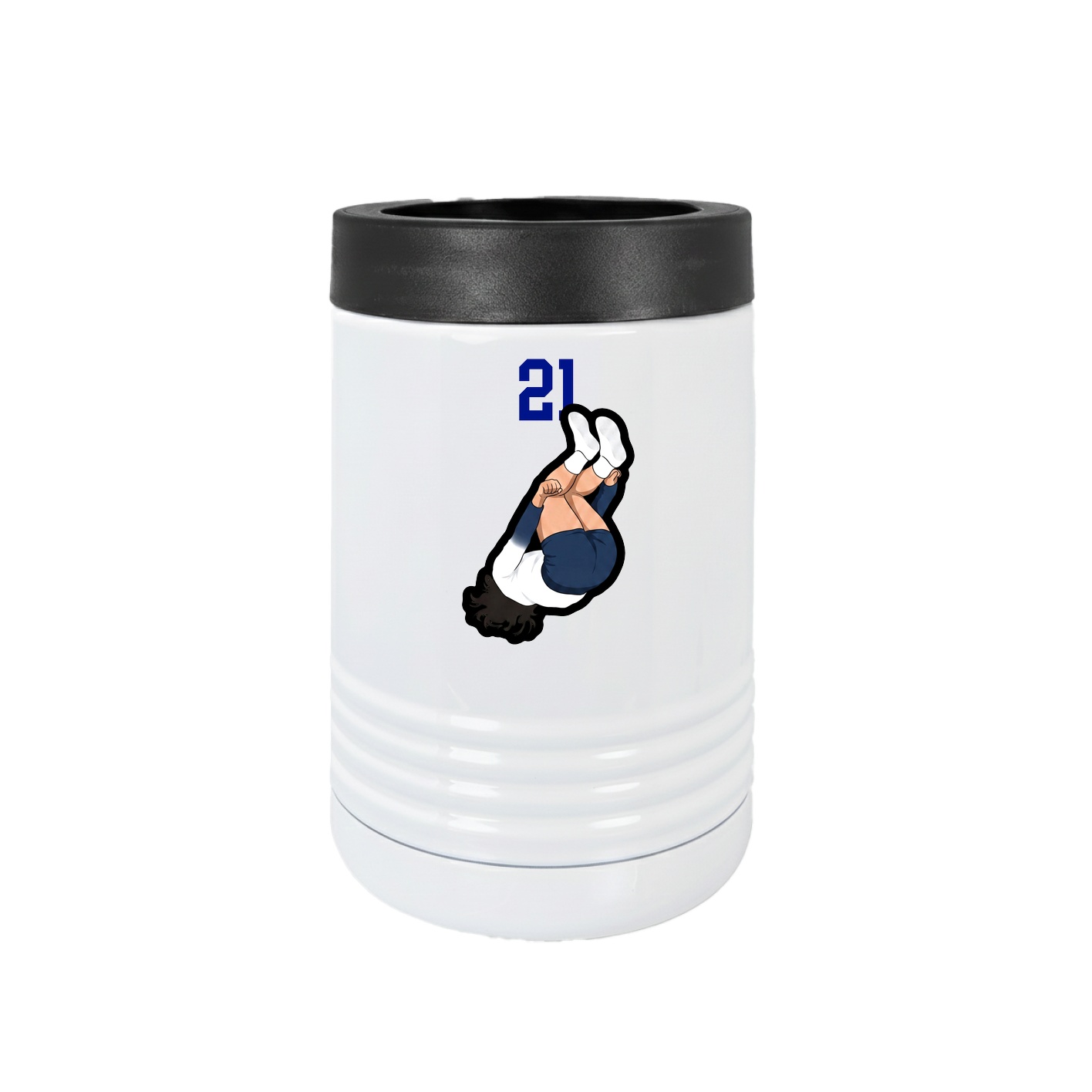 Beverage Holder — Number Top in White
