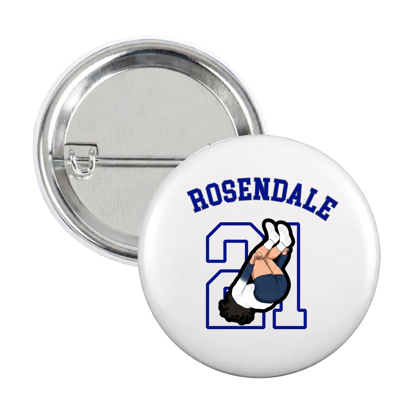 Game Day Button — Shirsey Arch in White