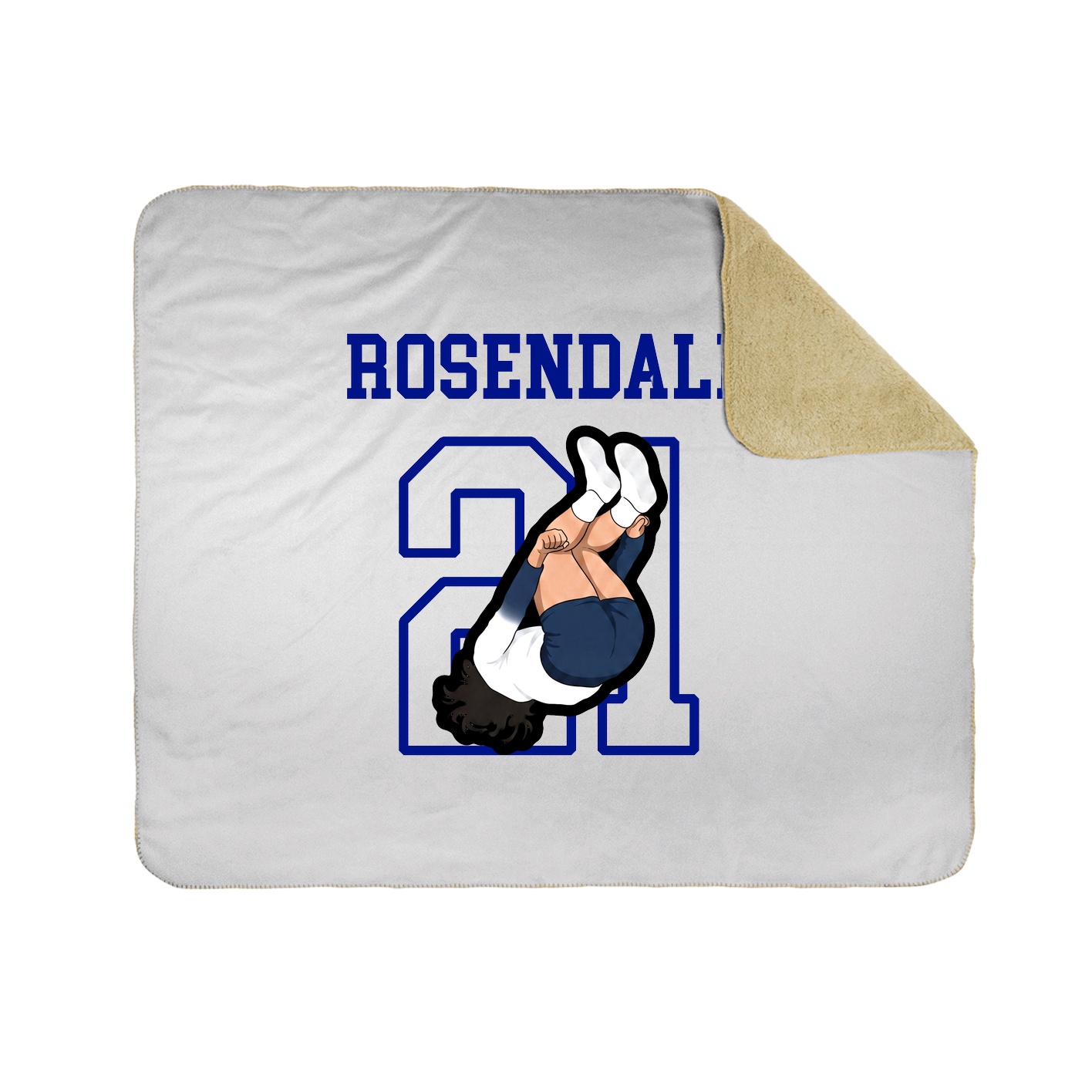 Throw Blanket — Shirsey in White