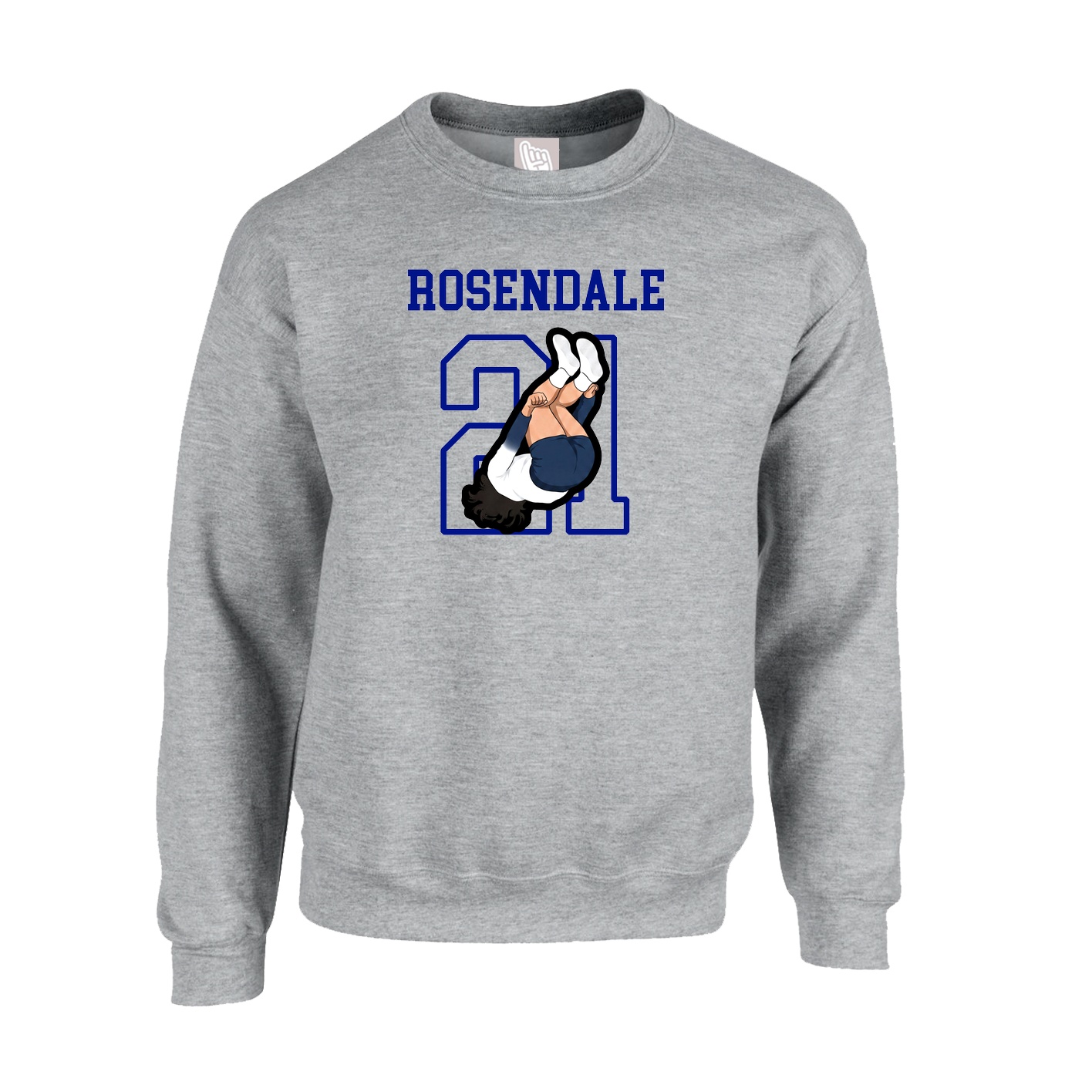 Fleece Crew — Shirsey in Grey