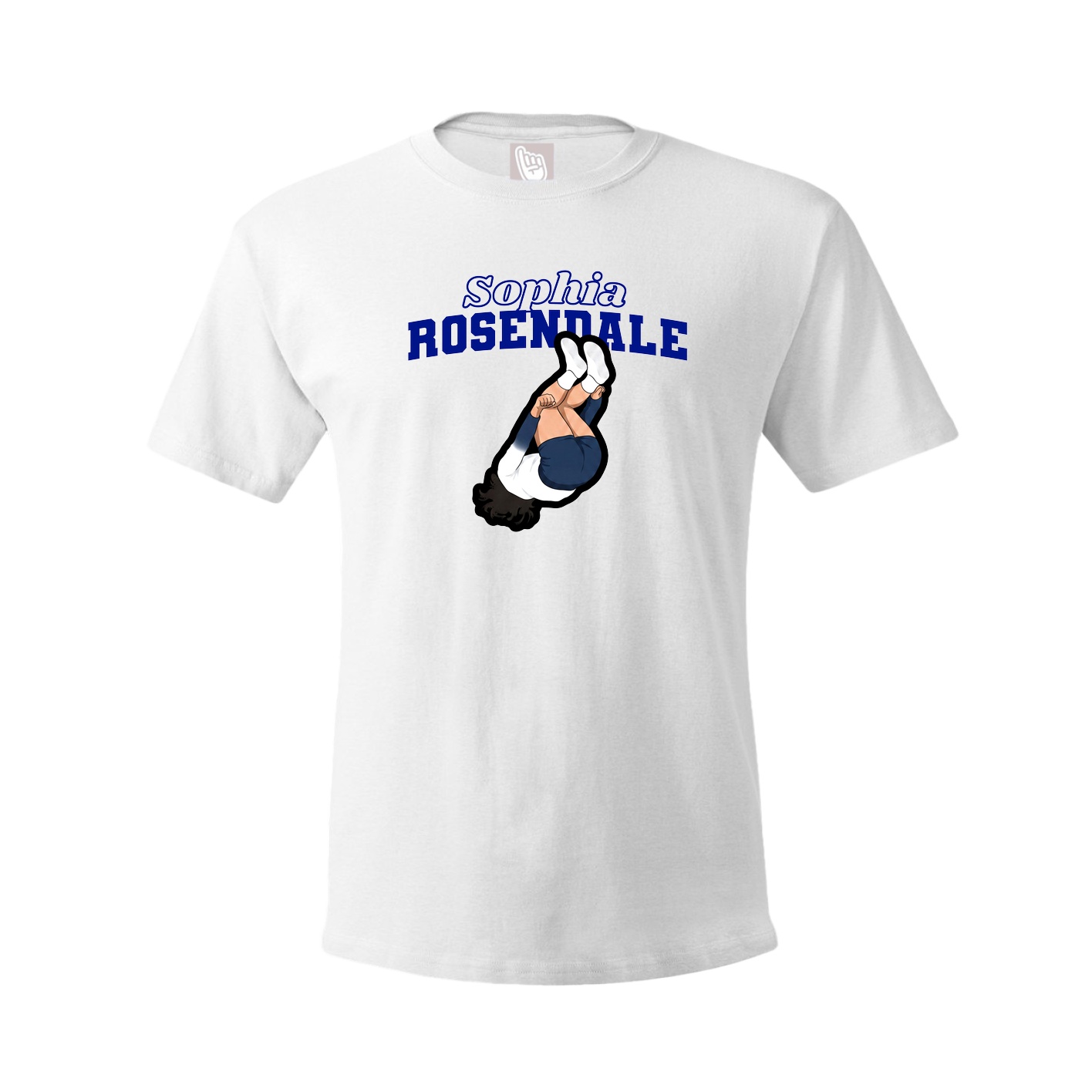 Tee — Name Arch in White