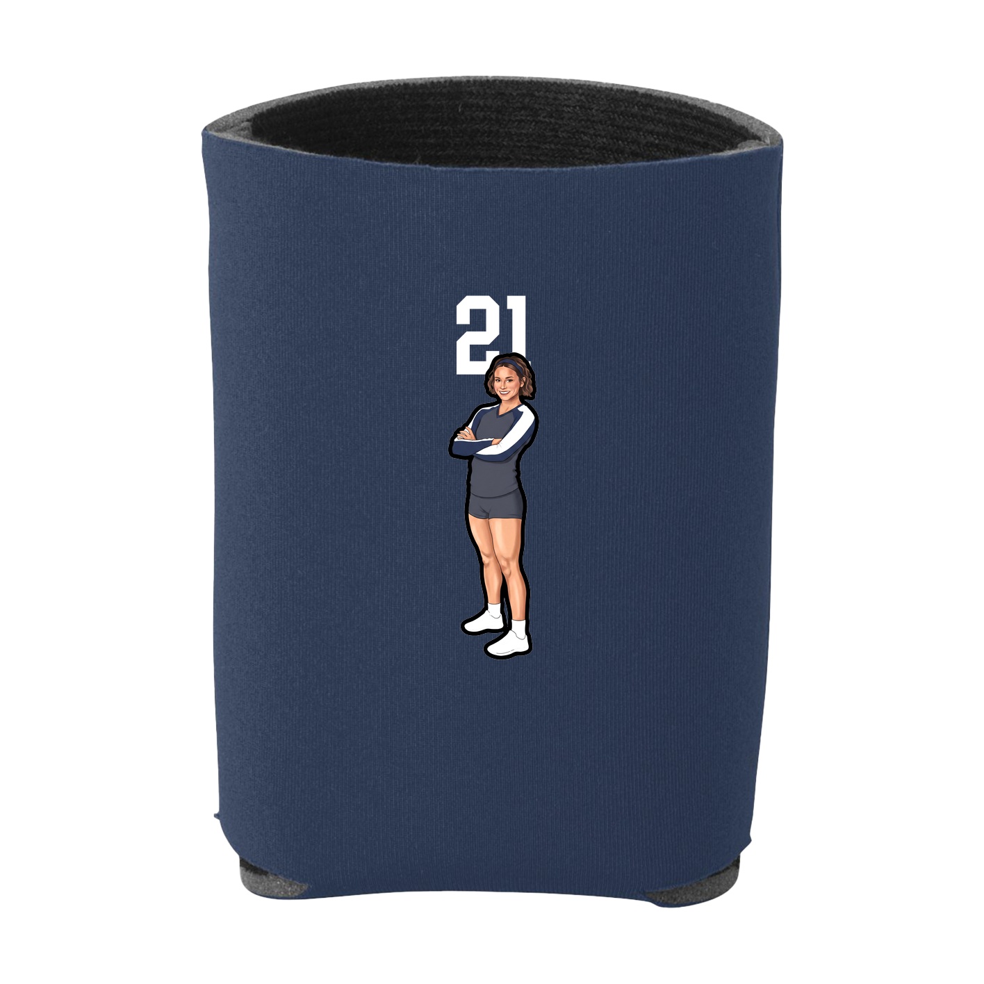 Can Holder — Number Top in Navy