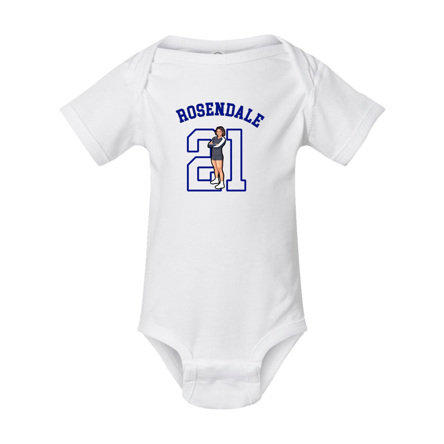 Baby Onesie — Shirsey Arch in White