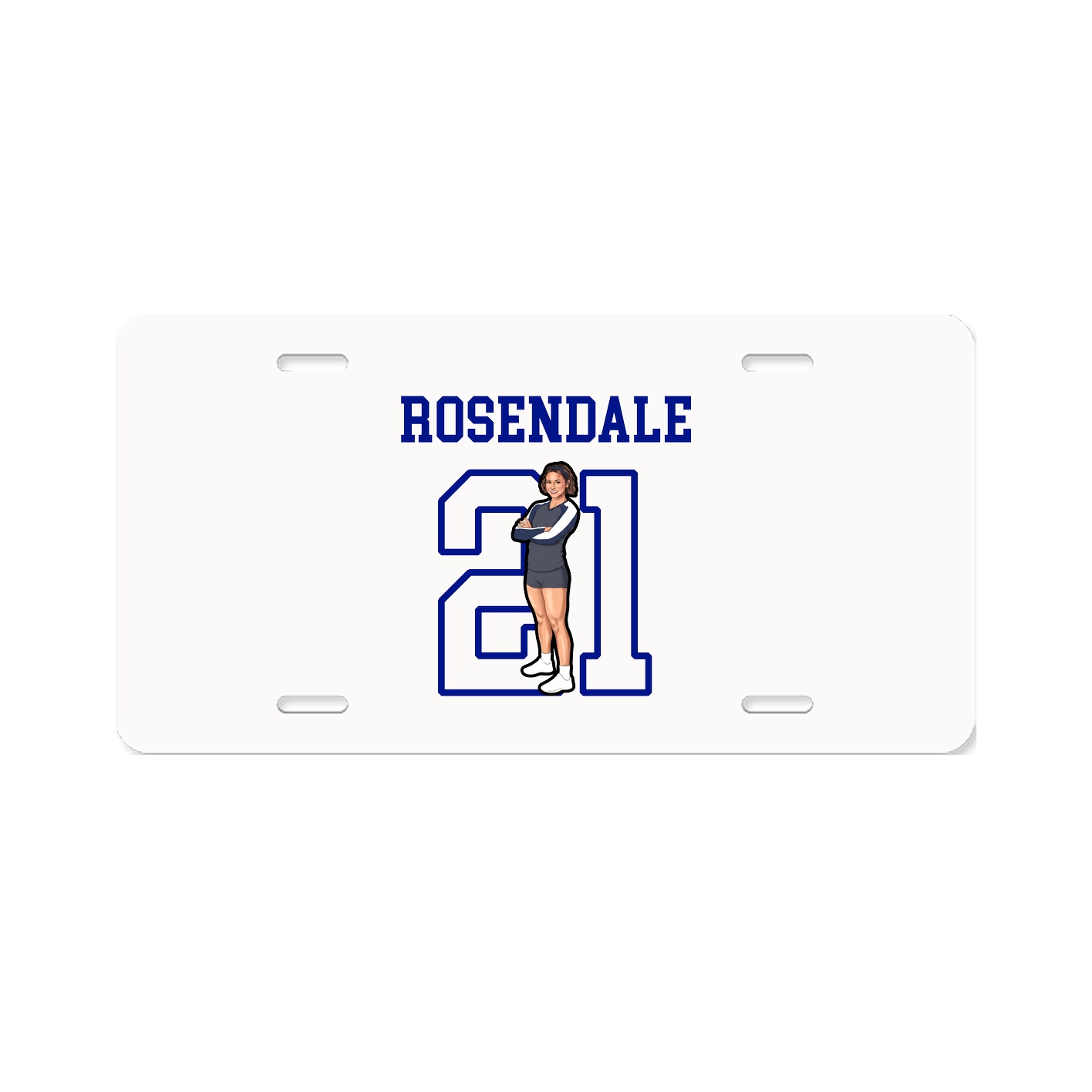 License Plate — Shirsey in Classic