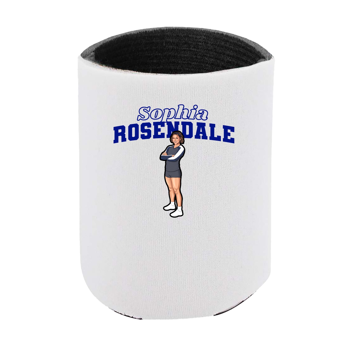 Can Holder — Name Arch in White