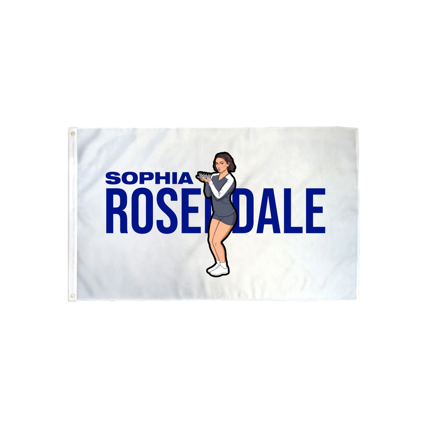 3x5 Flag — Player Name in Classic
