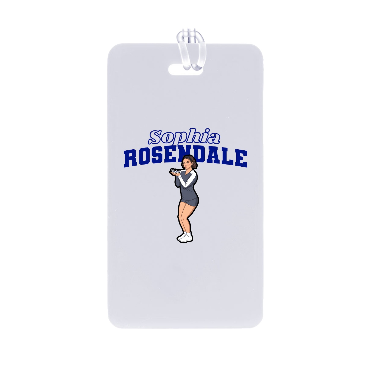 Bag Tag — Name Arch in Classic