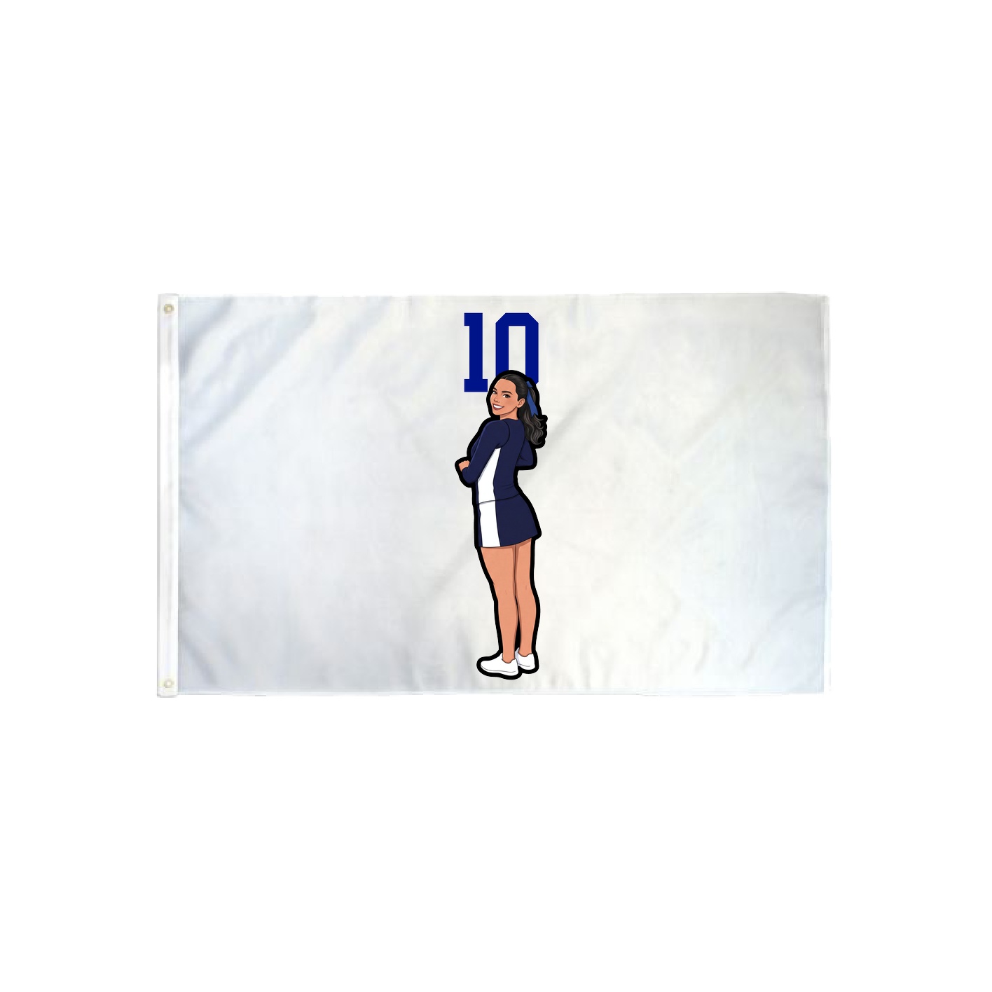 3x5 Flag — Number Top in Classic