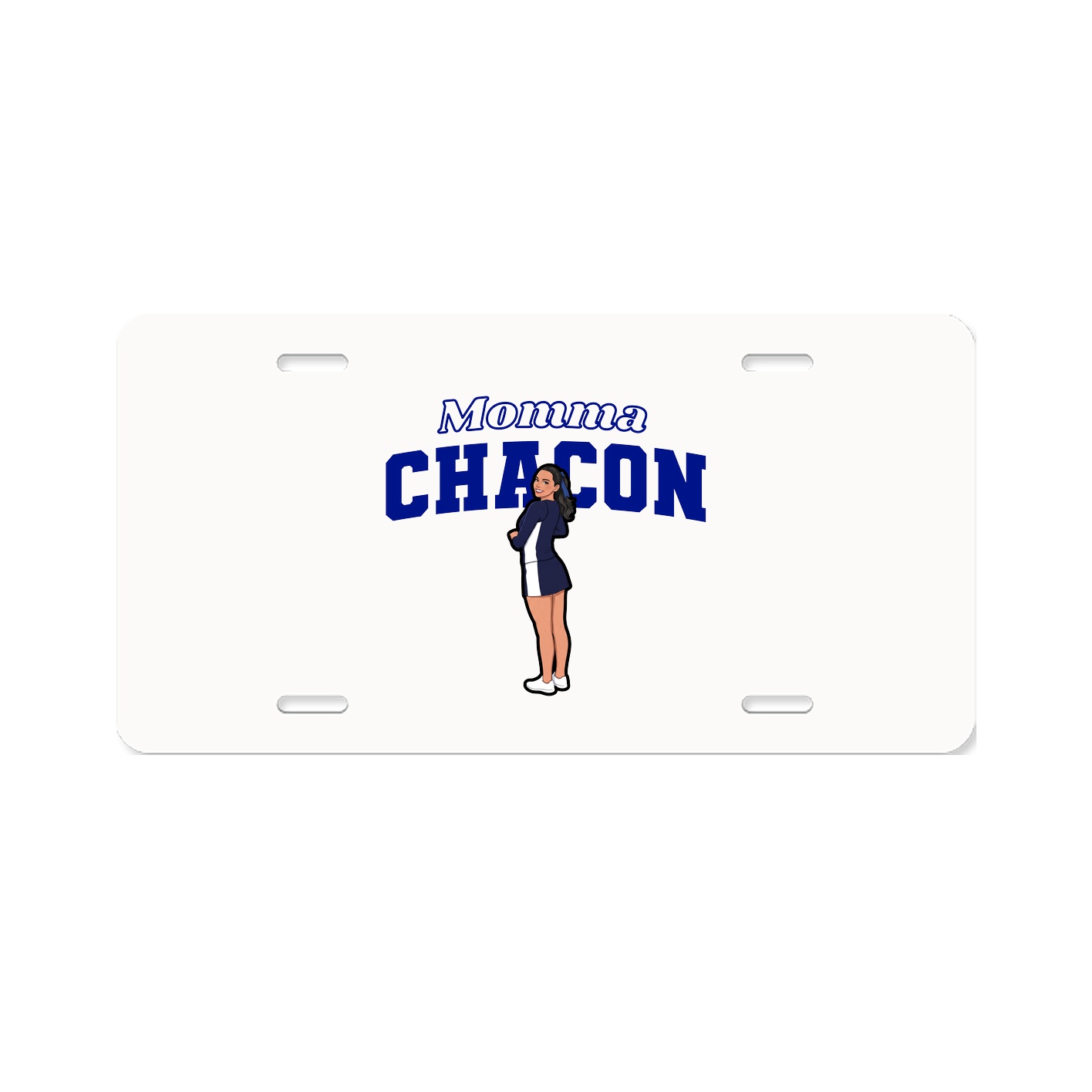 License Plate — Mothers Day Block in Classic
