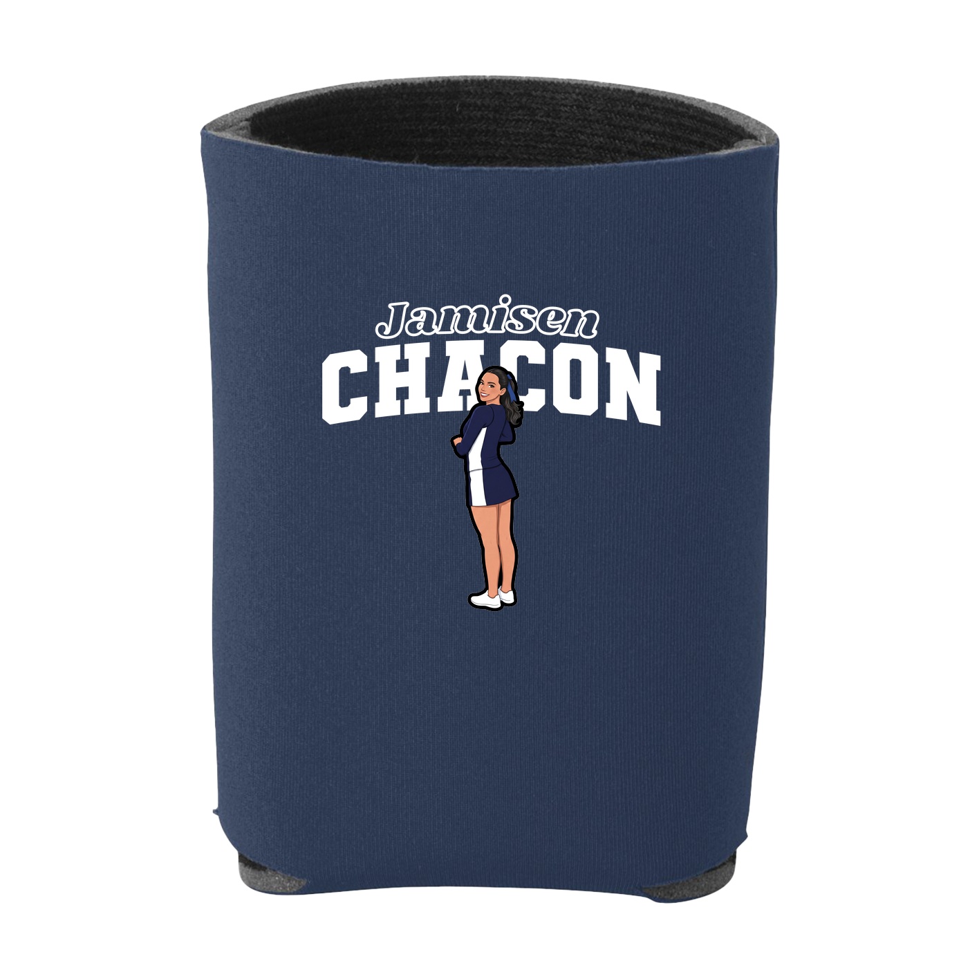 Can Holder — Name Arch in Navy