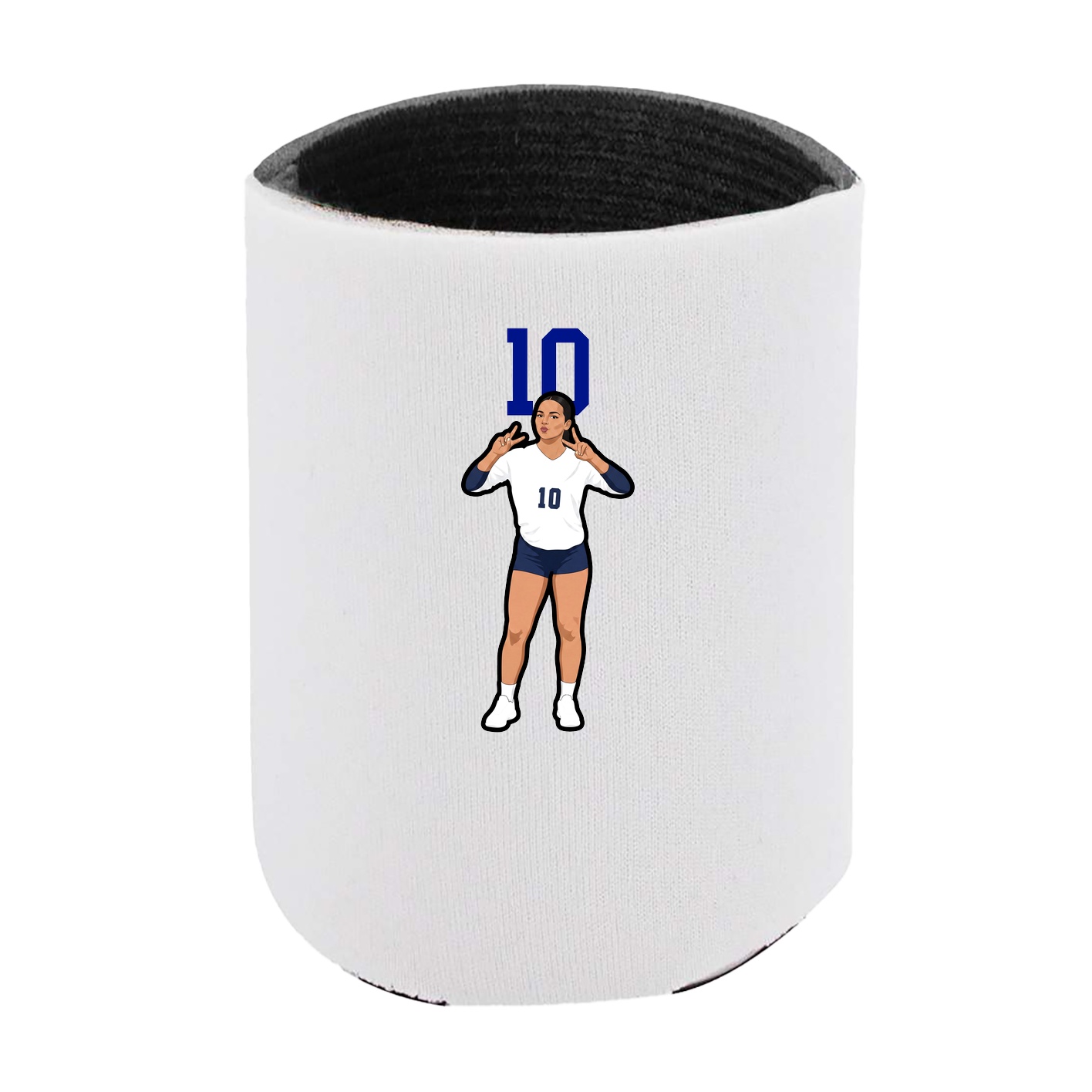 Can Holder — Number Top in White