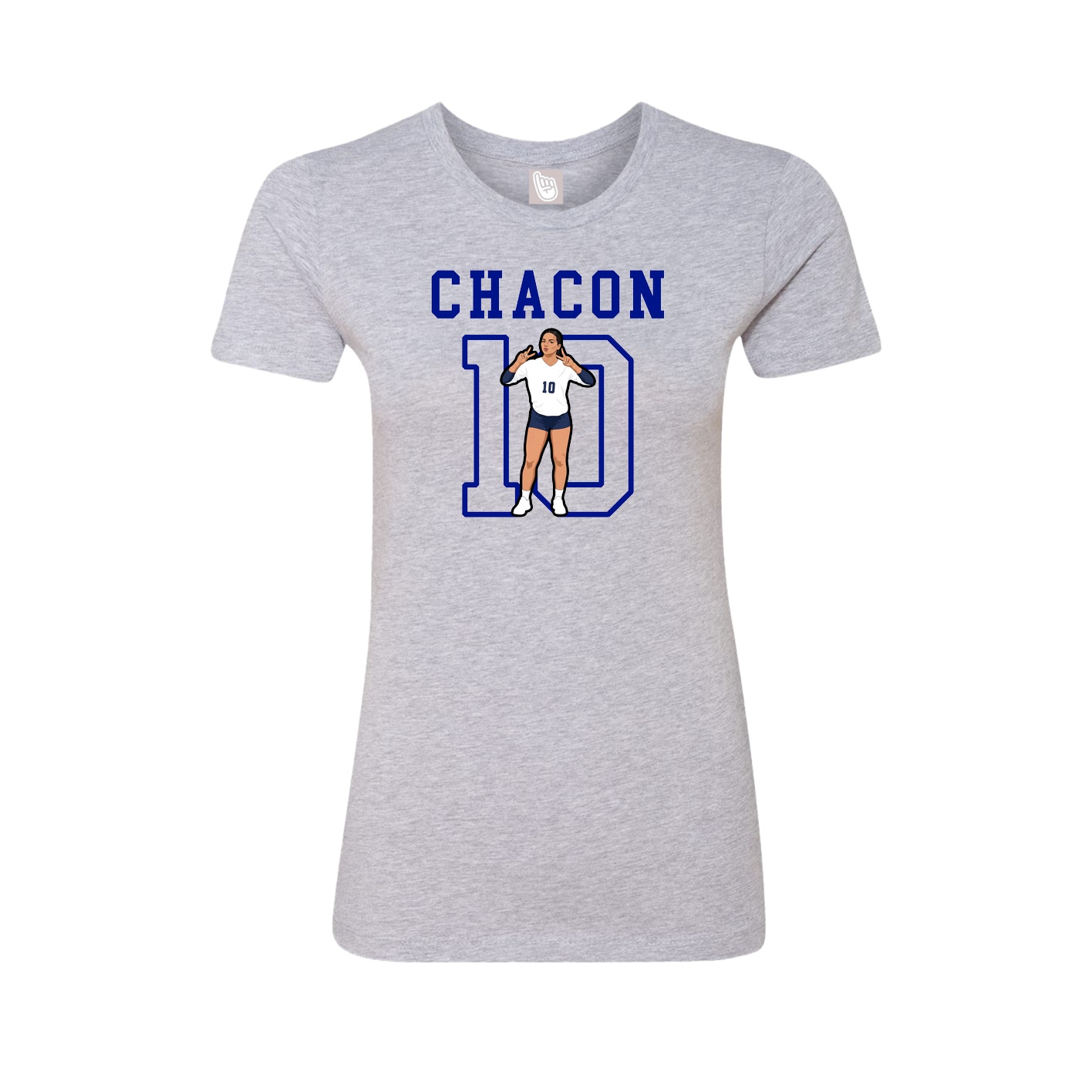 Fitted Women's Tee — Shirsey in Grey