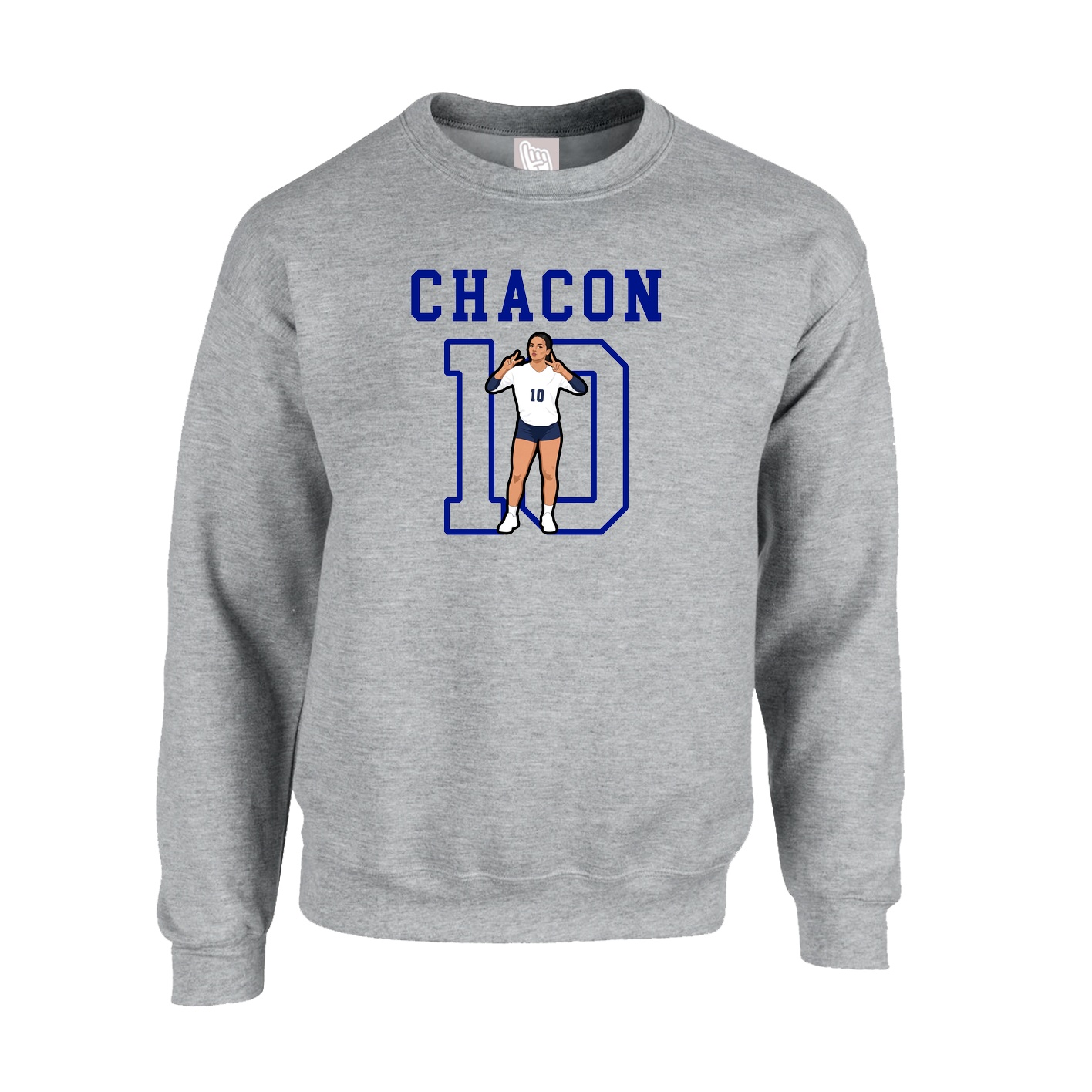 Fleece Crew — Shirsey in Grey