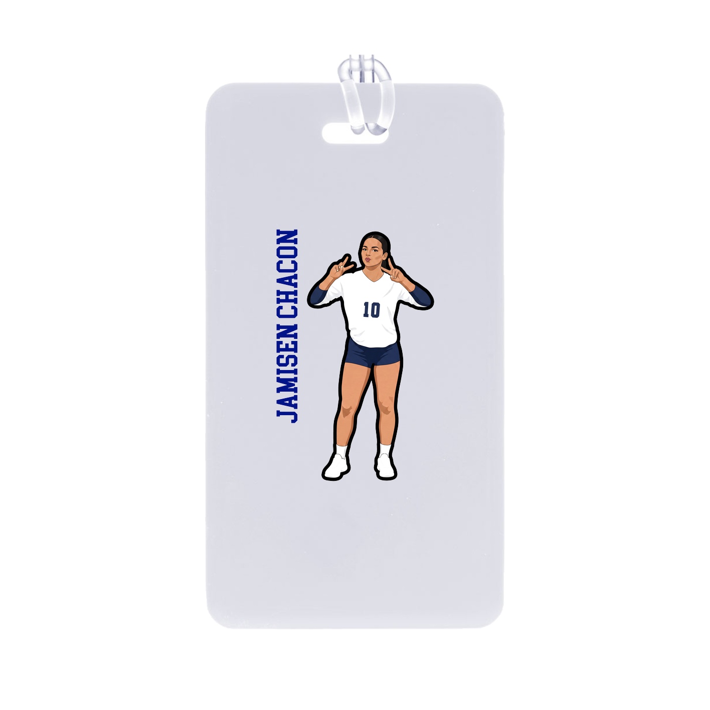 Bag Tag — Name Vertical in Classic