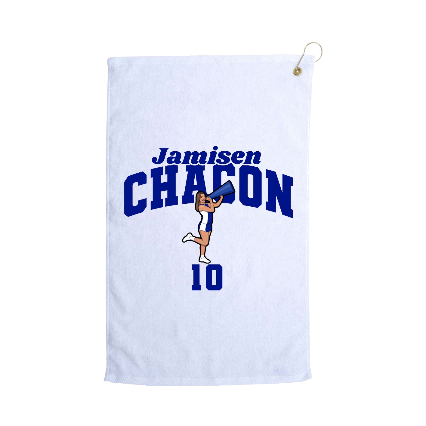 Golf Towel — Signature Arch in White