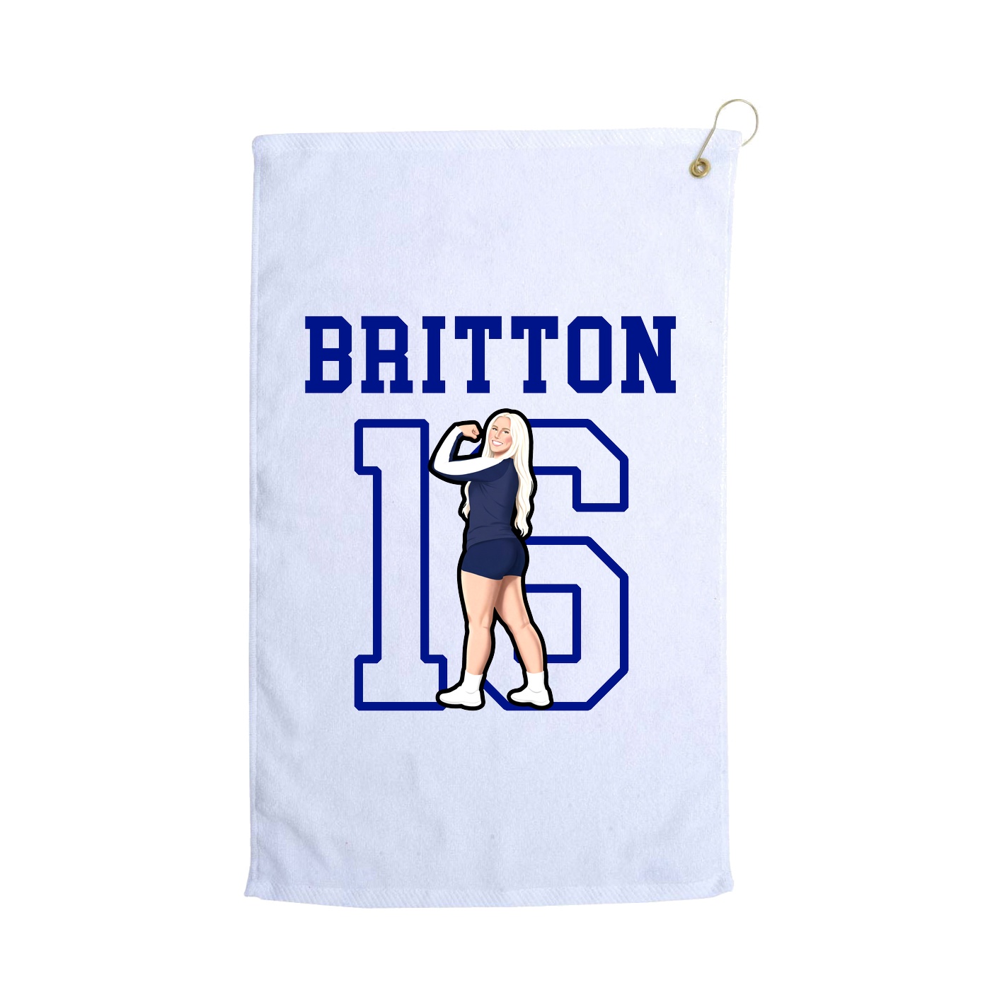 Golf Towel — Shirsey in White