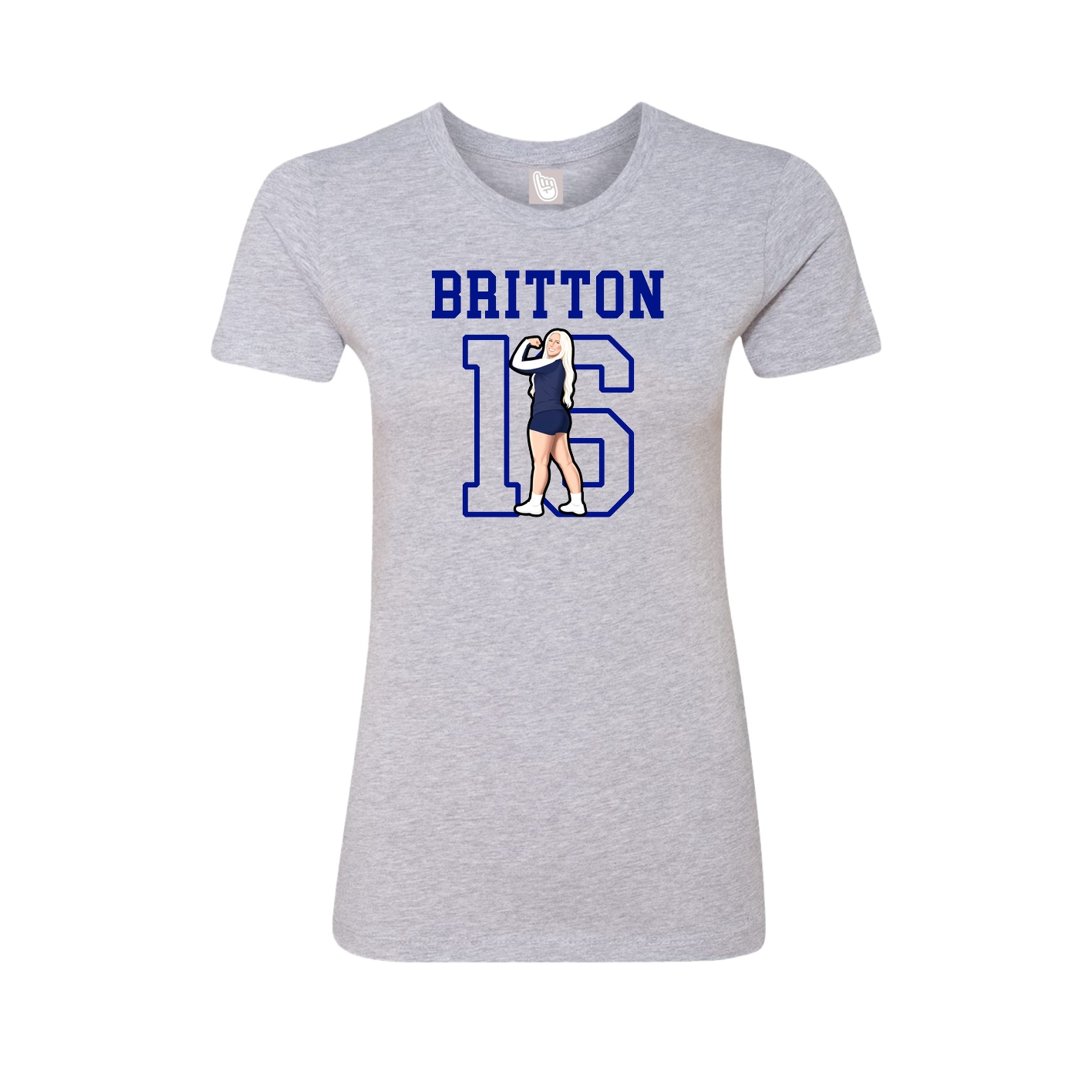 Fitted Women's Tee — Shirsey in Grey
