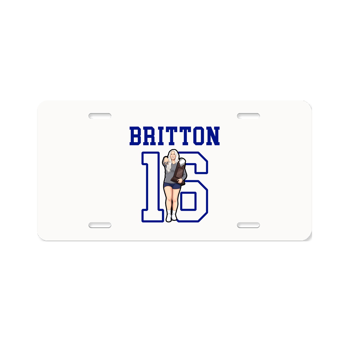 License Plate — Shirsey in Classic