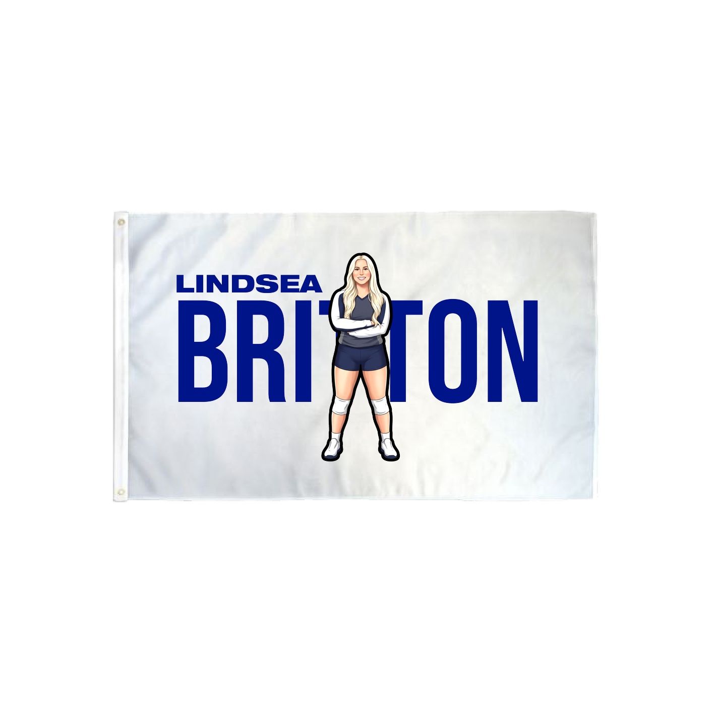3x5 Flag — Player Name in Classic
