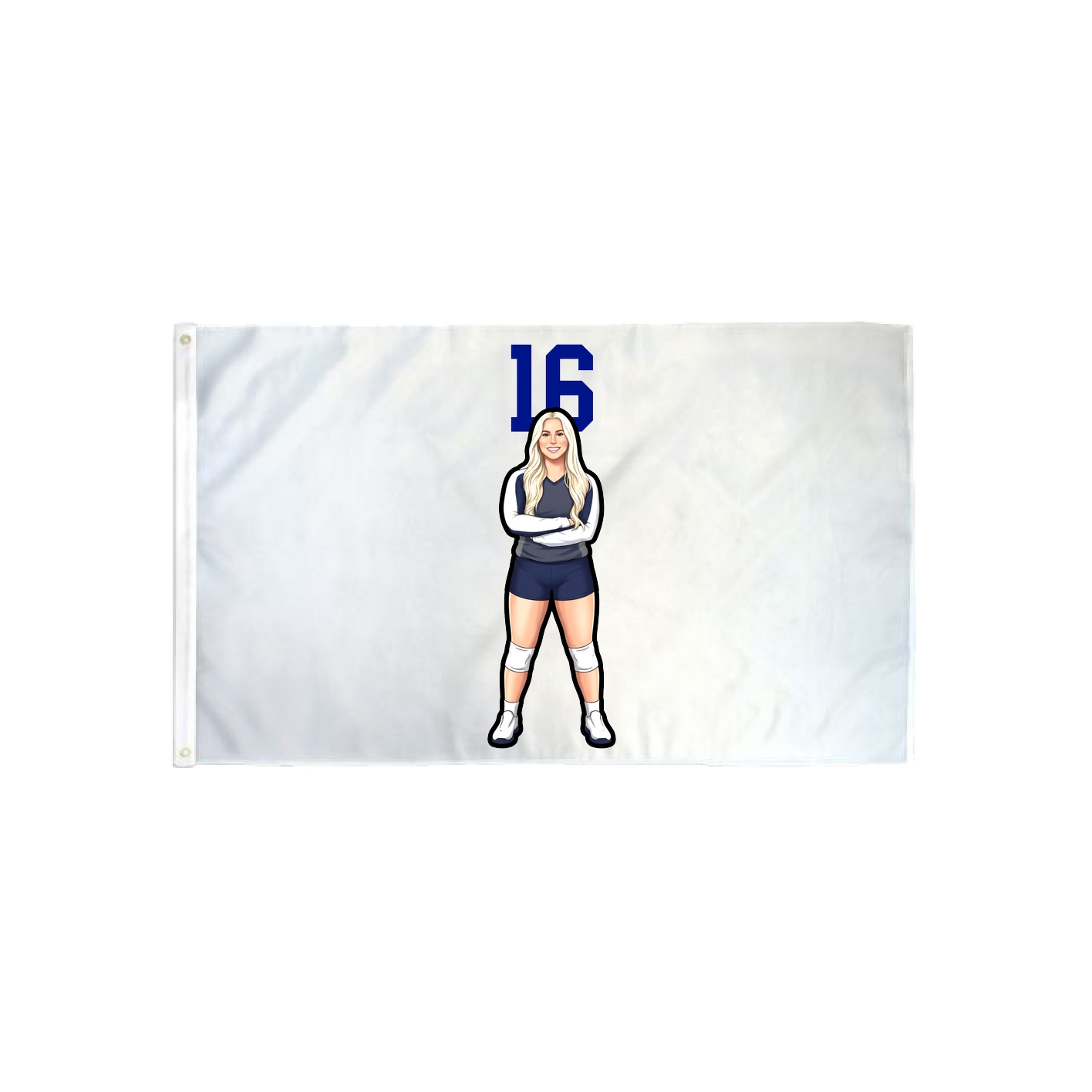 3x5 Flag — Number Top in Classic