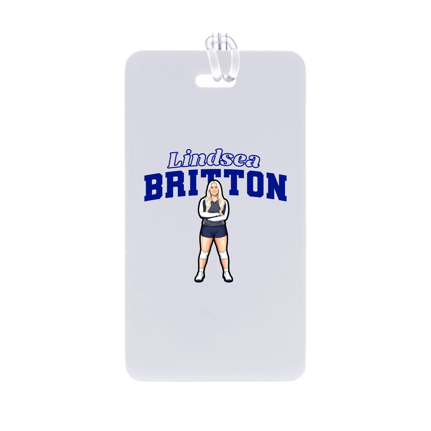 Bag Tag — Name Arch in Classic