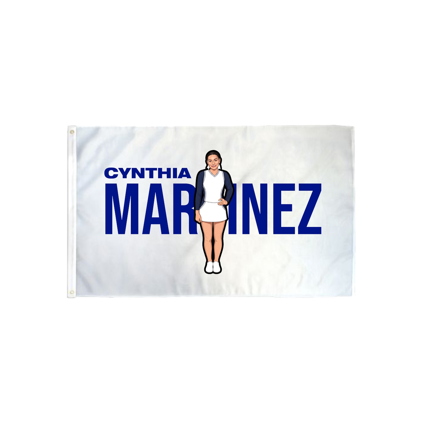 3x5 Flag — Player Name in Classic