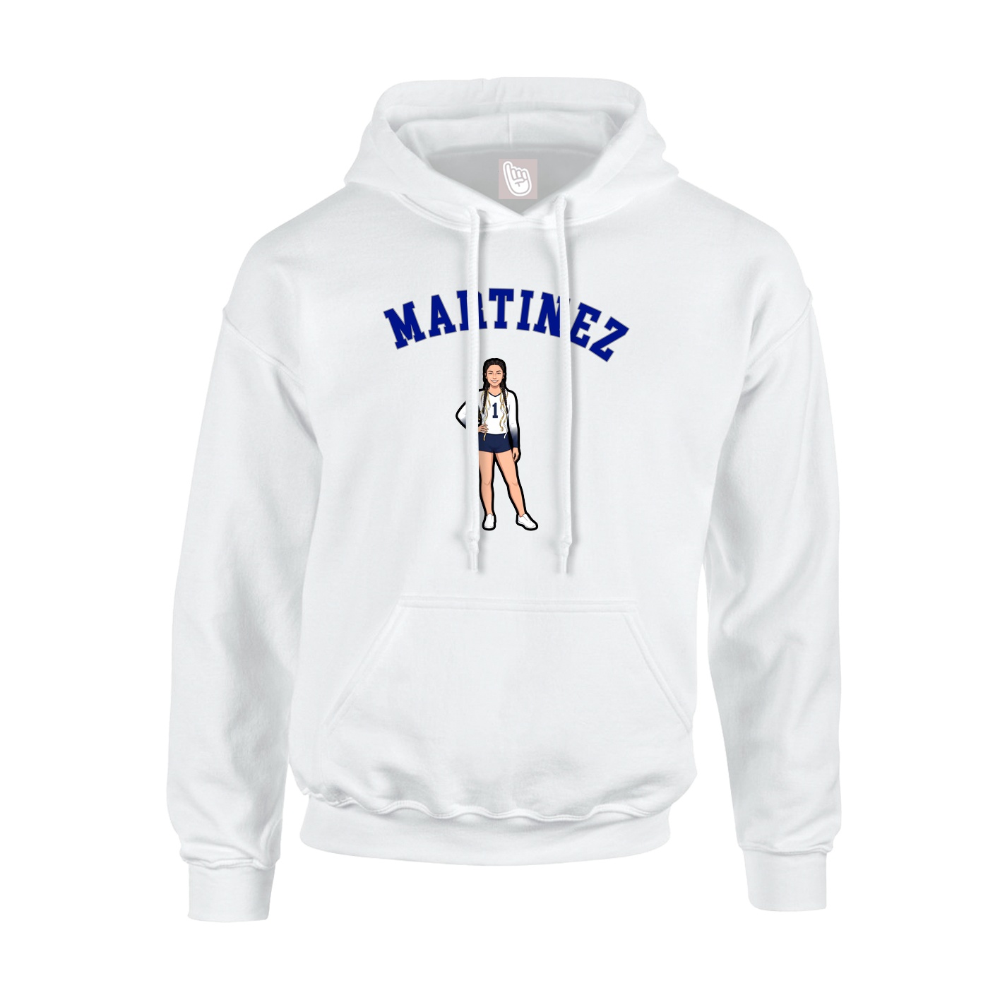 Hoodie — Shirsey Arch in White