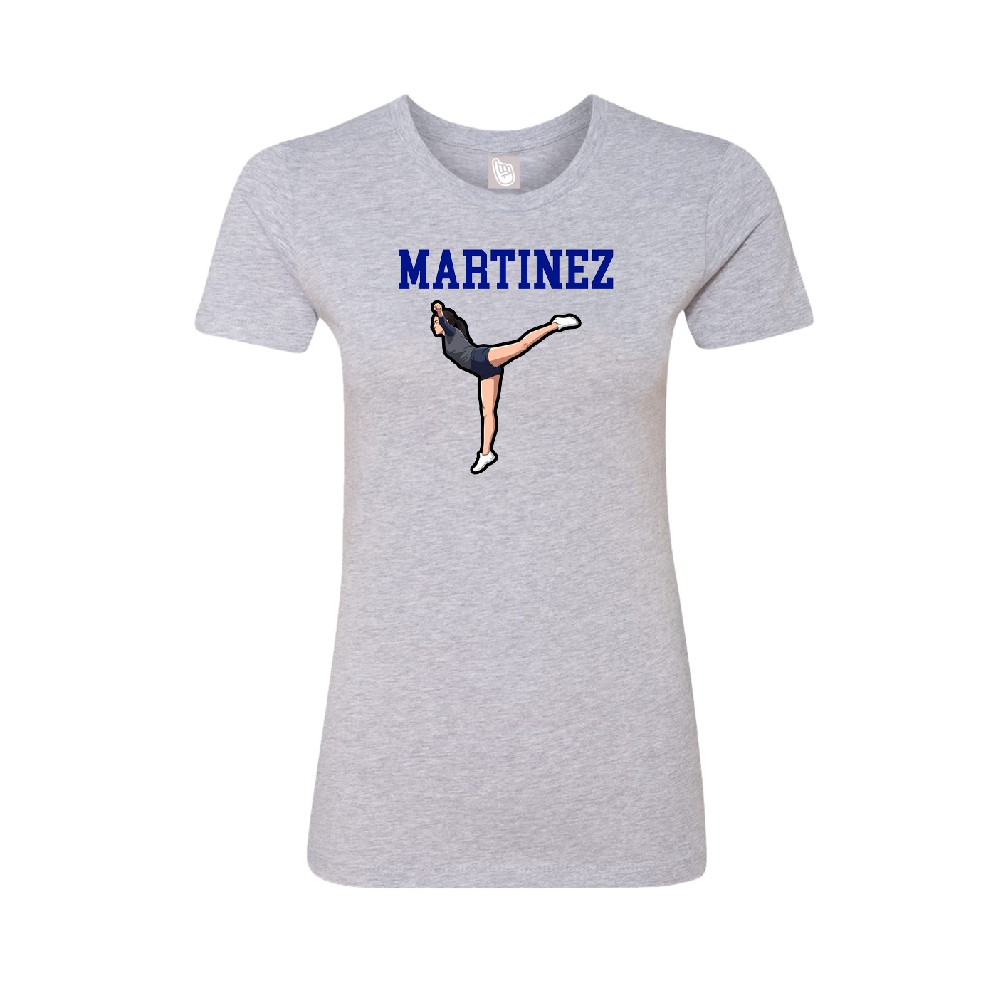 Fitted Women's Tee — Shirsey in Grey